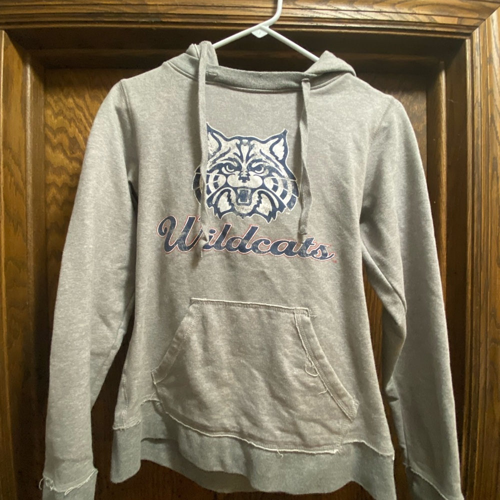 Gray Arizona Wildcats Hoodie